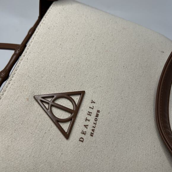Loungefly Harry Potter Elder Wand Purse Deathly Hallows Canvas Handbag Pop Cult - Picture 13 of 16